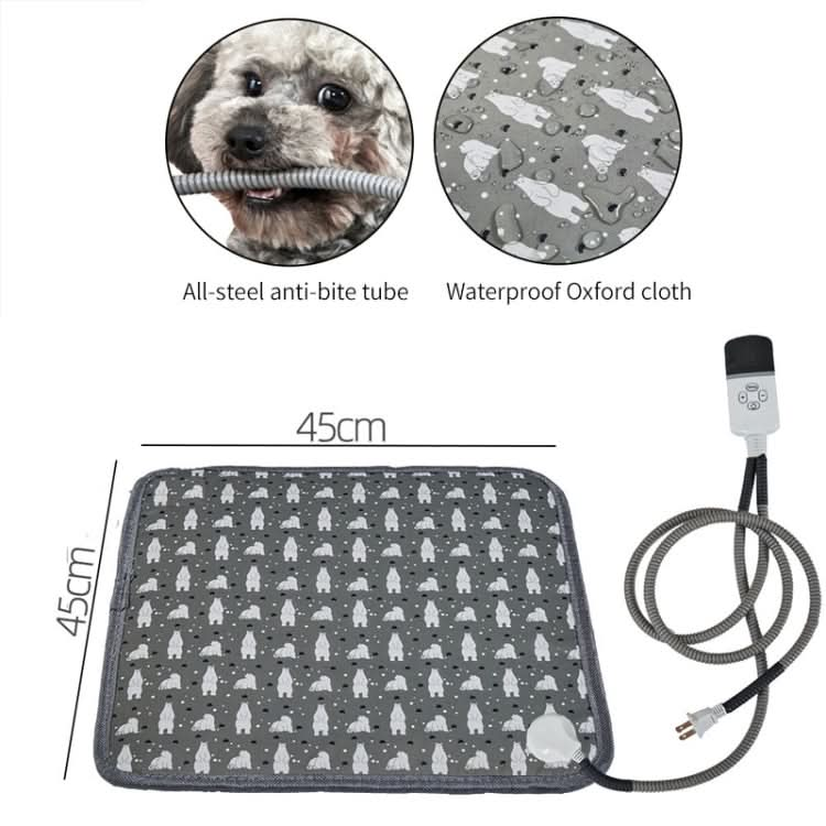 CW45 45x45cm Multi-level Temperature Regulating Timing Pet Heating Pad, Spec: - Reluova