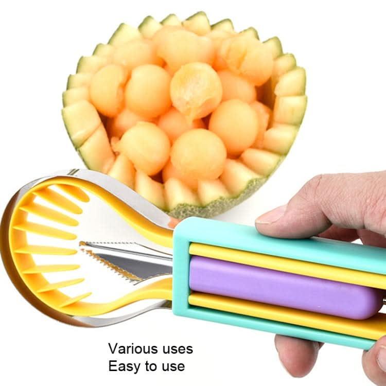 2 PCS 3 In 1 Fruit Digger Fruit Platter Carving Knife-Reluova