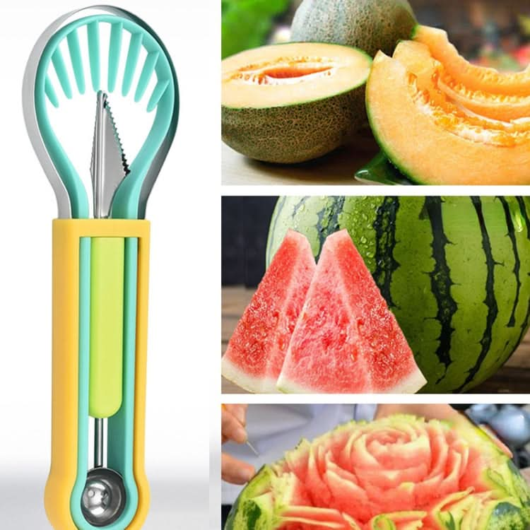 2 PCS 3 In 1 Fruit Digger Fruit Platter Carving Knife-Reluova