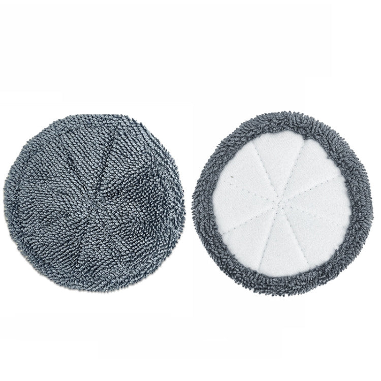 For ECOVACS DEEBOT N9+ 2pcs Robot Vacuum Cleaner Steam Mop Cloth,Styleï¼?Gray Rag Reluova