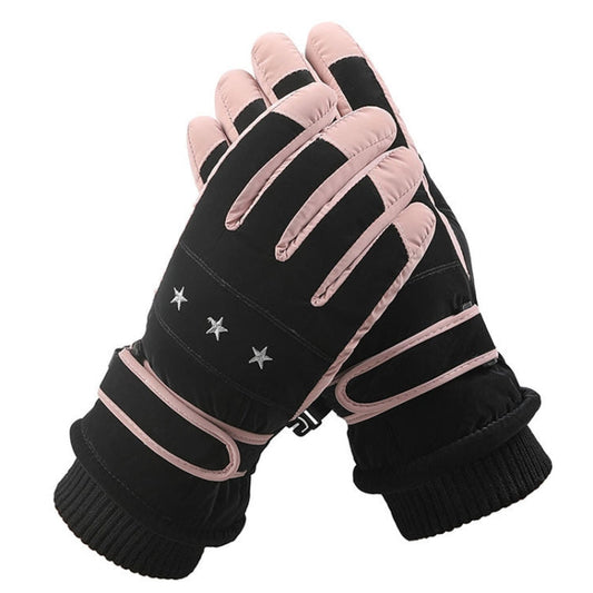 1 Pair WZ-204 Outdoor Warm And Windproof Thickened Cycling Sports Anti-fall Gloves