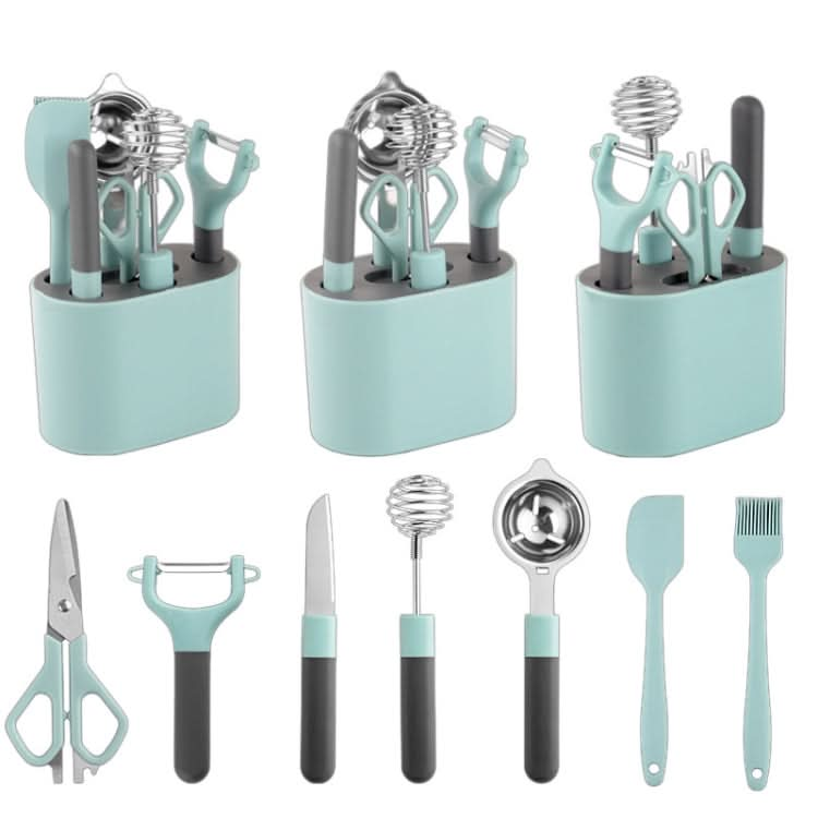 Stainless Steel Peeler Kitchen Gadgets Set With Storage Holder Reluova