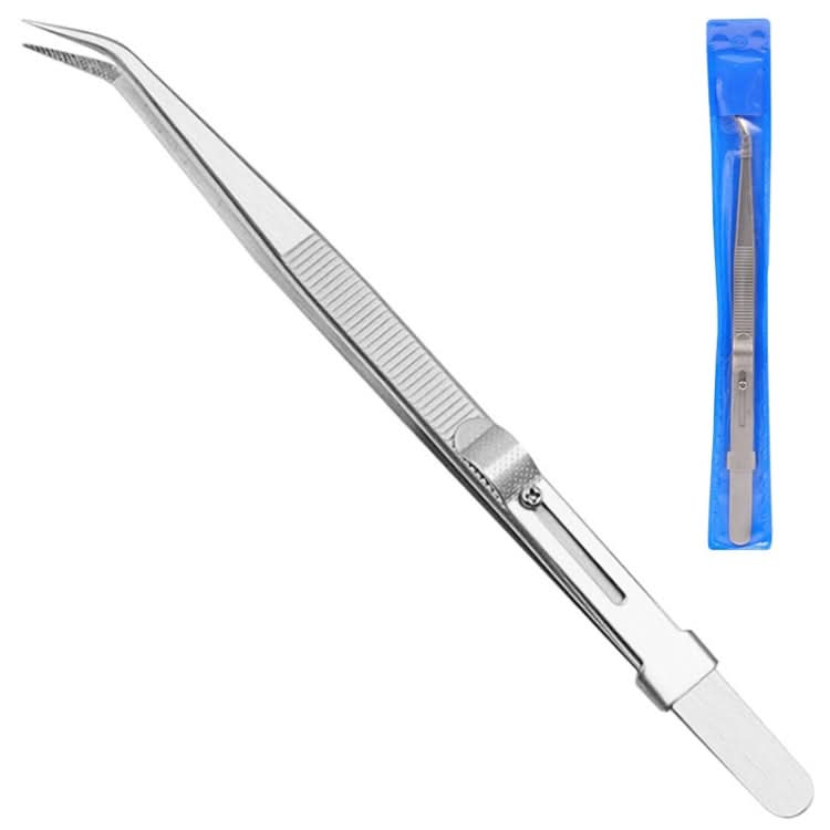 Diamond Jewellery Tweezers With Slotted Stainless Steel Tweezers ,Spec: Reluova