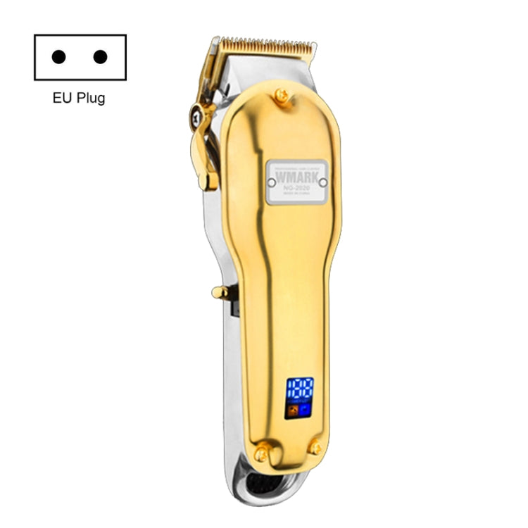 WMARK NG-2020B Metal Hair Clipper With LED Display Rechargeable Clipper, EU Plug, Color: Reluova