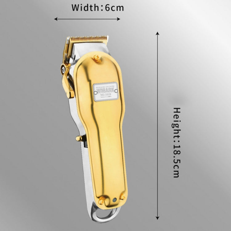 WMARK NG-2020B Metal Hair Clipper With LED Display Rechargeable Clipper, EU Plug, Color: