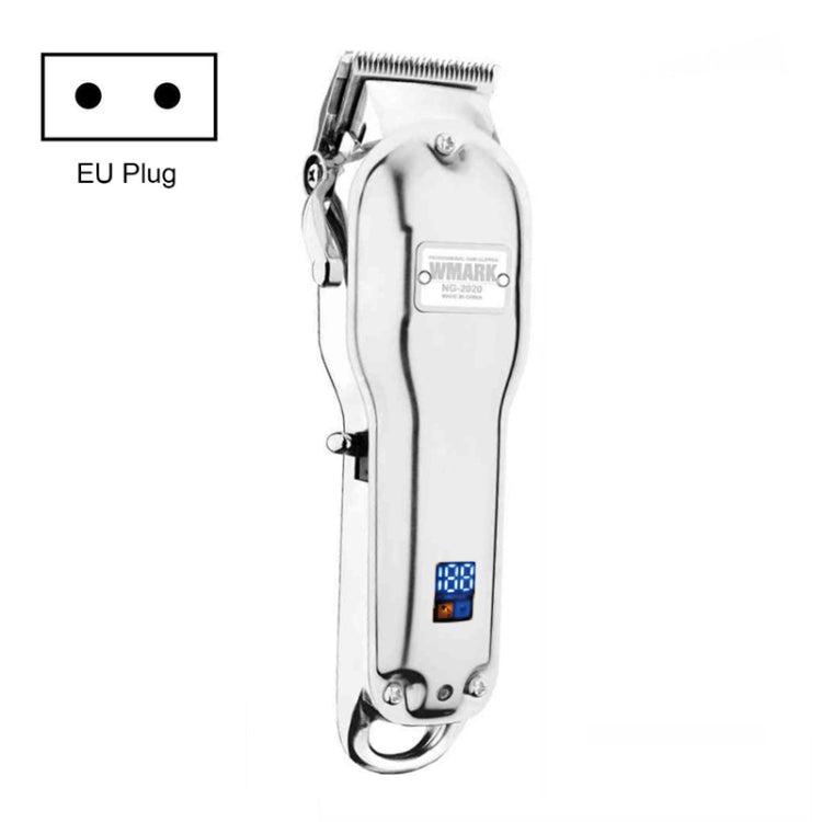 WMARK NG-2020B Metal Hair Clipper With LED Display Rechargeable Clipper, EU Plug, Color: