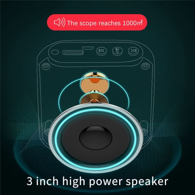 S17 Mini Portable Tour Guide Teaching Loudspeaker with Screen Display