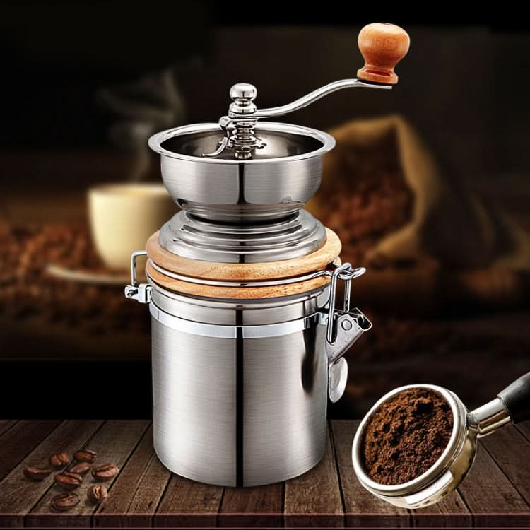 Household Stainless Steel Hand Crank Coffee Bean Grinder - Reluova