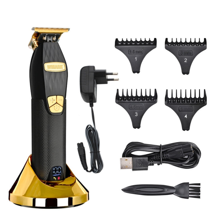 WMARK NG-2033 Engraving Hair Clipper With Base LED Display, EU Plug