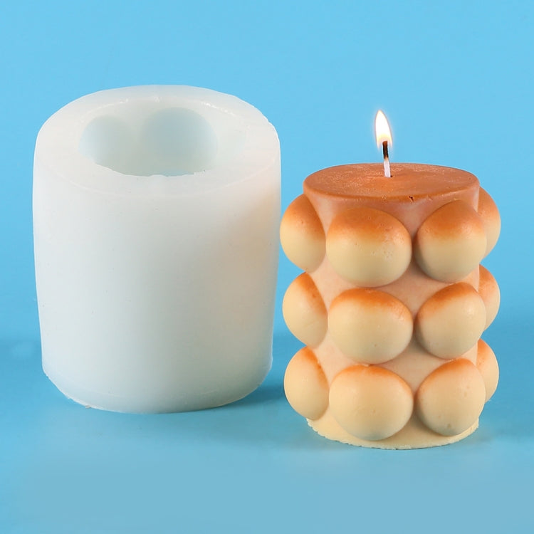 Cylindrical Scented Candle Silicone Mold Plaster Drop Glue Mold My Store