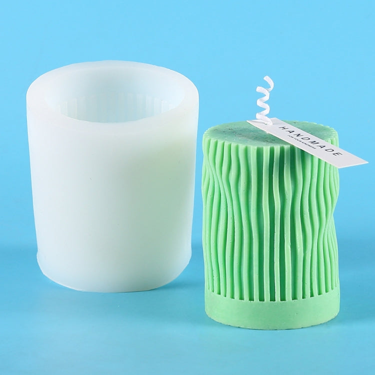 Cylindrical Scented Candle Silicone Mold Plaster Drop Glue Mold My Store