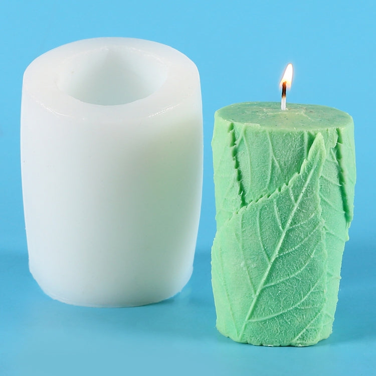 Cylindrical Scented Candle Silicone Mold Plaster Drop Glue Mold My Store