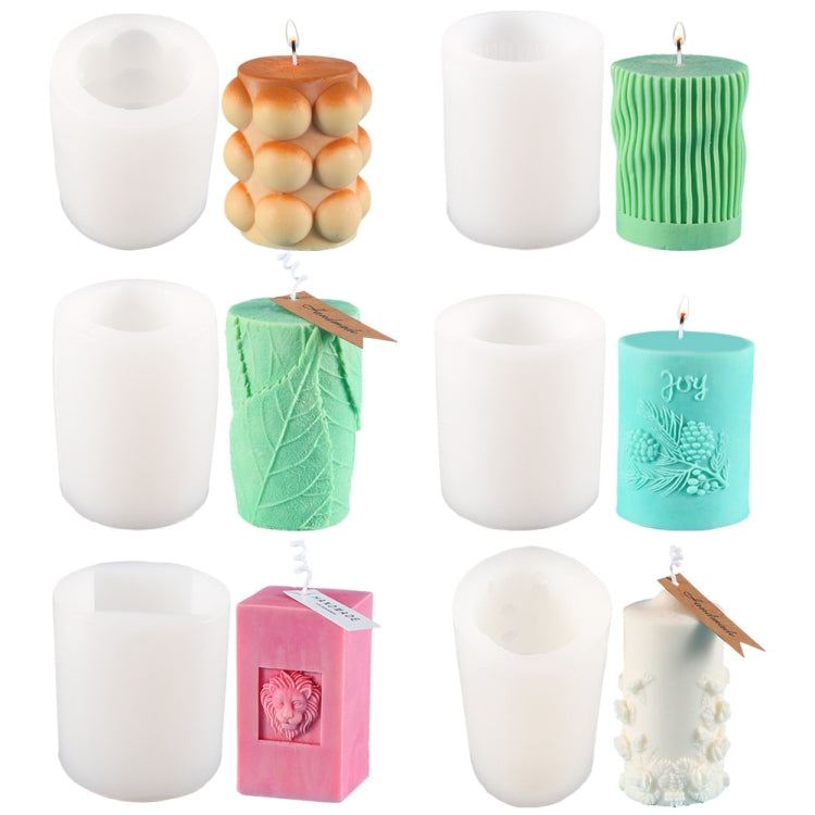 Cylindrical Scented Candle Silicone Mold Plaster Drop Glue Mold My Store