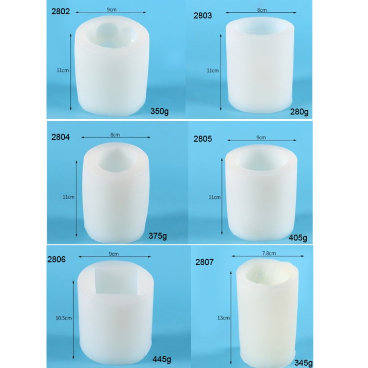 Cylindrical Scented Candle Silicone Mold Plaster Drop Glue Mold My Store