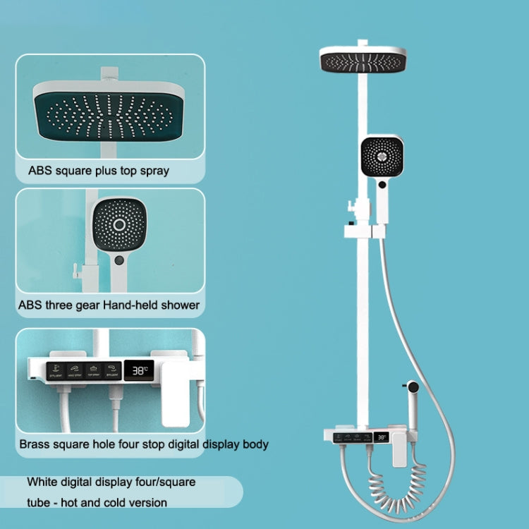 Shower Head Set Home Bathroom Pressurized Bath Copper Nozzle