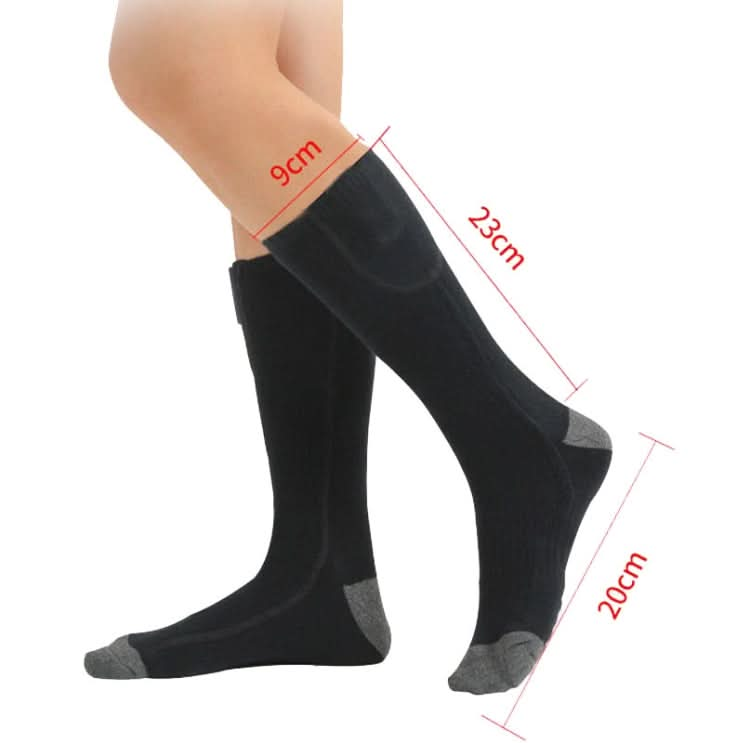 Constant Temperature USB Electric Heating Socks Long Tube Warm Socks Reluova