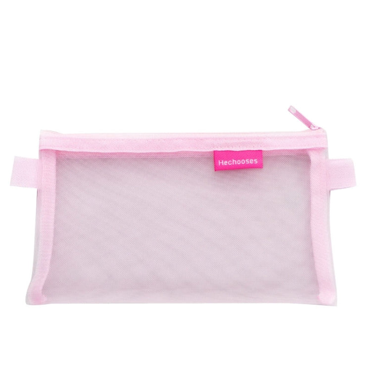 Hechooses D033 Transparent Mesh Exam Portable Pen Bag, Style: My Store