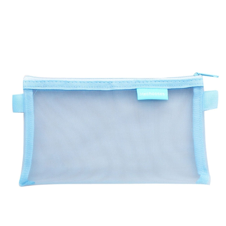 Hechooses D033 Transparent Mesh Exam Portable Pen Bag, Style: My Store