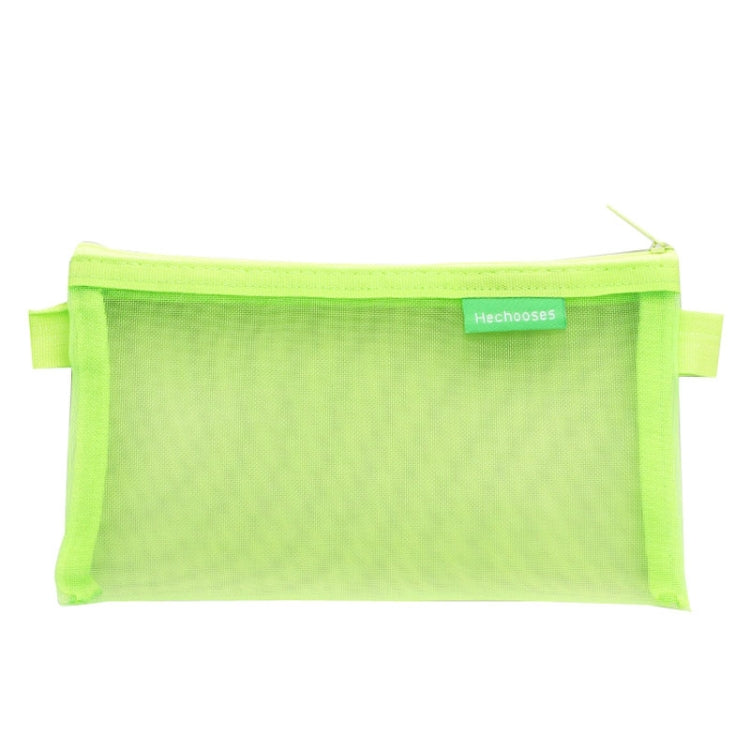 Hechooses D033 Transparent Mesh Exam Portable Pen Bag, Style: My Store