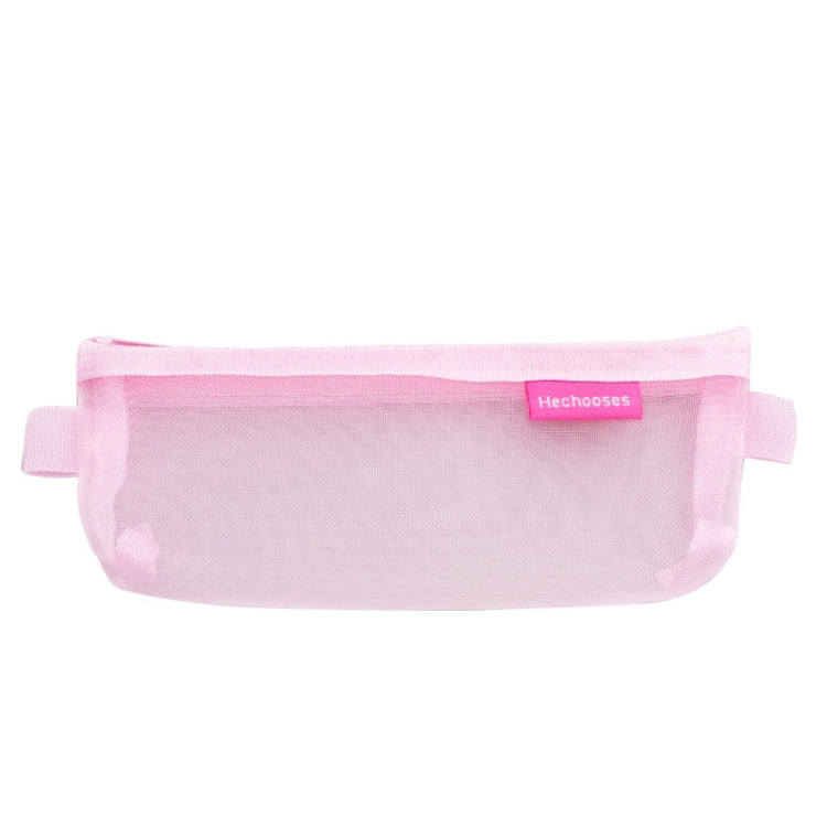 Hechooses D033 Transparent Mesh Exam Portable Pen Bag, Style: My Store