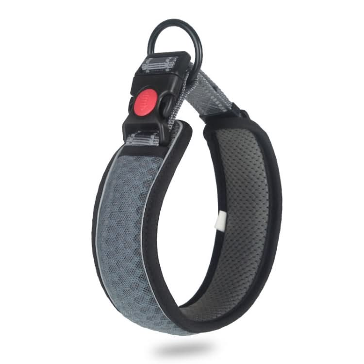 Honeycomb Net Dog Collar Neck Collar Breathable Reflective Anti-Strangle Collar, Series 2 - Reluova