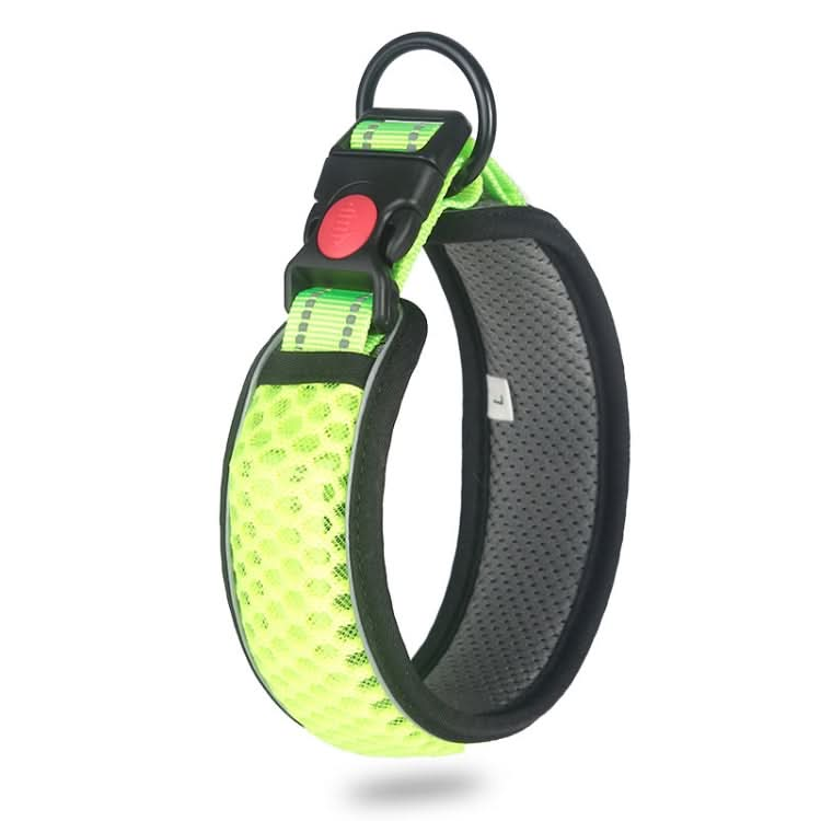 Honeycomb Net Dog Collar Neck Collar Breathable Reflective Anti-Strangle Collar, Series 2 - Reluova