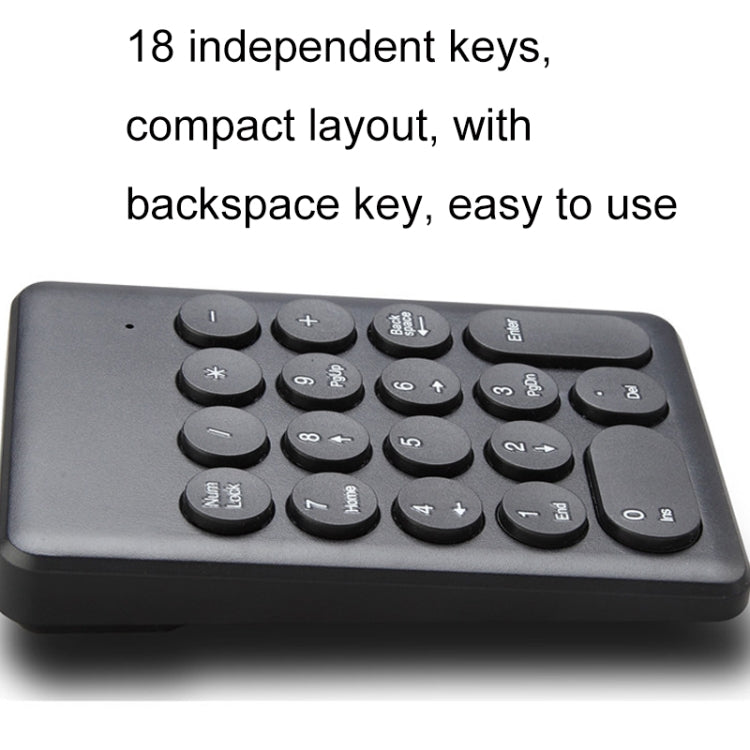 269 ??18 Keys Wireless Mini Numeric Keypad Accounting Bank Engineering Keypad My Store