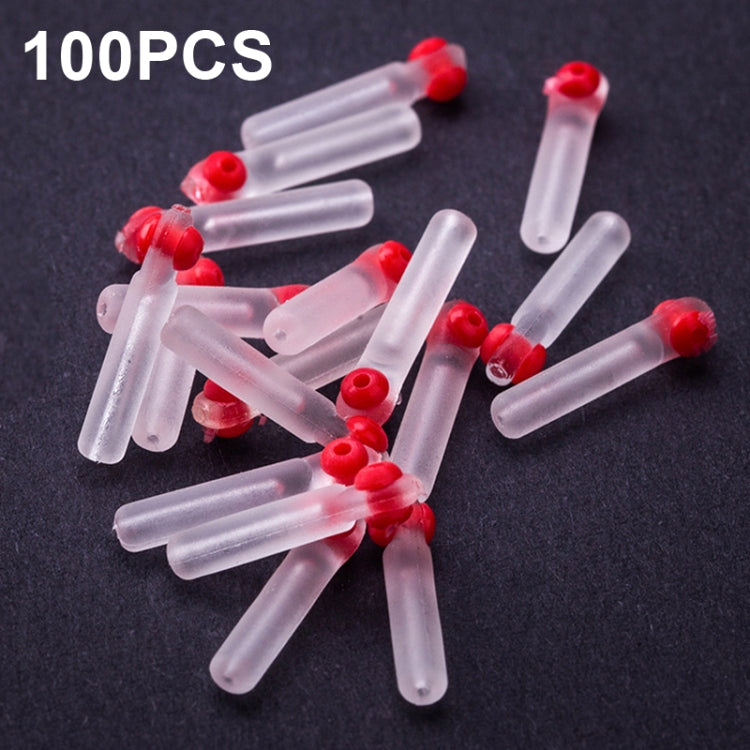 100 PCS SXP01 Dual CoreSilicone Floating Seat Fishing Accessories, Size: