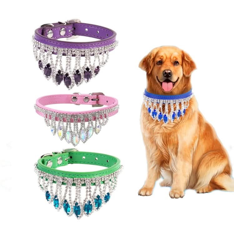 Gem Rhinestone Pet Collar Puppy Cat Pet Collar - Reluova