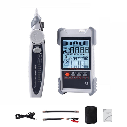 Rechargeable Adjustable Network Cable Tester Wire Tracker POE Cable Tester