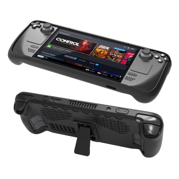 JYS For Steam Deck Handheld TPU Case + Touchpad Button Sticker Reluova