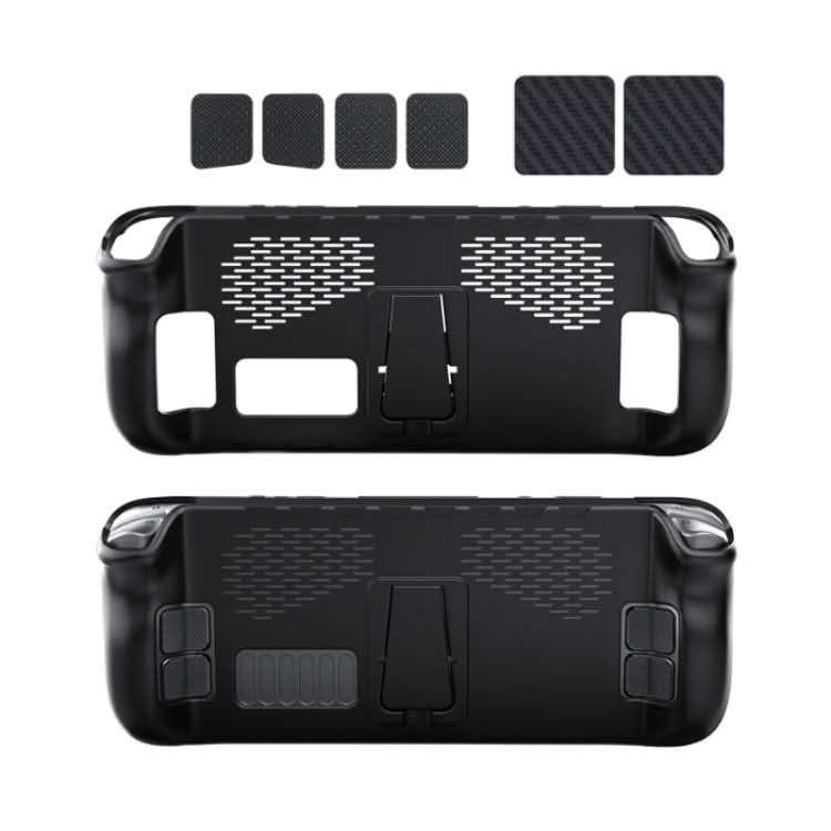 JYS For Steam Deck Handheld TPU Case + Touchpad Button Sticker Reluova