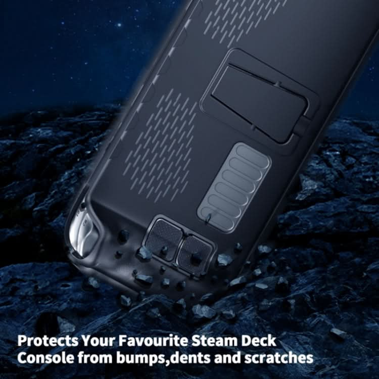 JYS For Steam Deck Handheld TPU Case + Touchpad Button Sticker Reluova