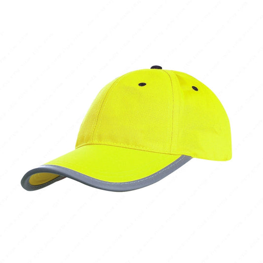 AS-610 Traffic Safety Reflective Sunshade Cap Sport Breathable Fluorescent Cap