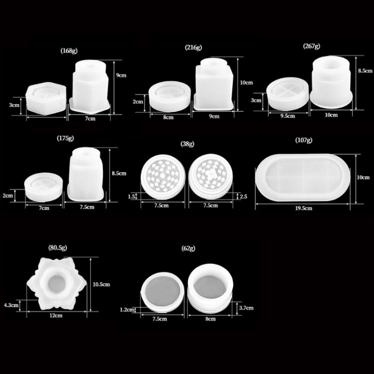 DIY Crystal Epoxy Silicone Mold Combination Set, Shape: My Store