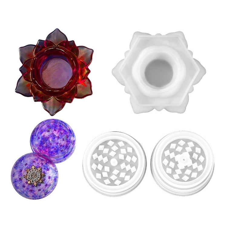 DIY Crystal Epoxy Silicone Mold Combination Set, Shape: