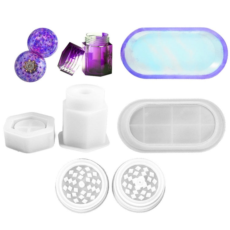 DIY Crystal Epoxy Silicone Mold Combination Set, Shape: