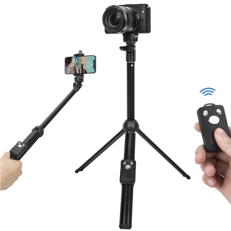 YUNTENG 2288 Bluetooth Remote Control Phone Selfie Rod Tripod Portable Live Broadcast Bracket Reluova