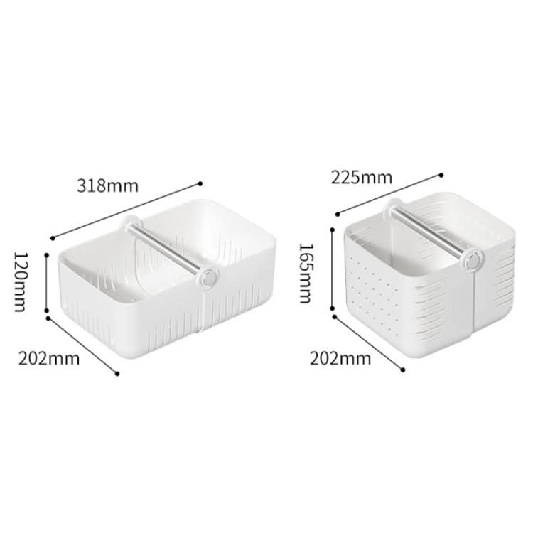 Bathroom Folding Sundries Storage Basket Kitchen Drain Storage Basket Reluova