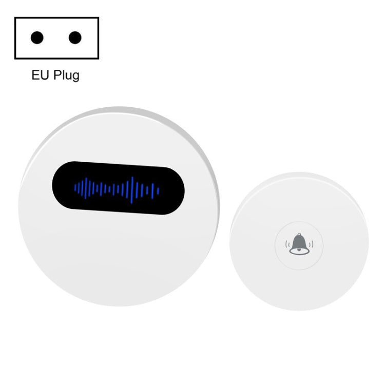 T10-1 1 For 1 Lighting Self-Power Generation Wireless Intelligent Anti -Rainwater Doorbell Reluova