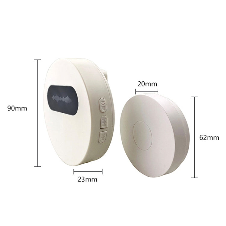 T10-1 1 For 1 Lighting Self-Power Generation Wireless Intelligent Anti -Rainwater Doorbell Reluova