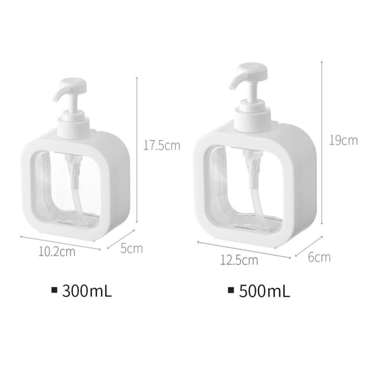 Transparent Hand Sanitizer Split Bottle Plastic Press Type Emulsion Bottle