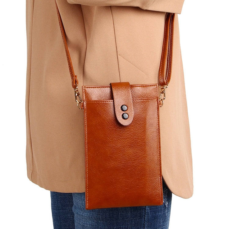 D012 Retro Shoulder Bag Simple Casual Vertical Mini Bag Cross-body Mobile Phone Bag My Store