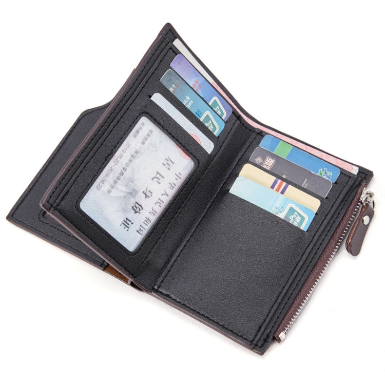 BEEDOVR 9902 Men Short Wallet Multi-card Zipper ID Bag My Store