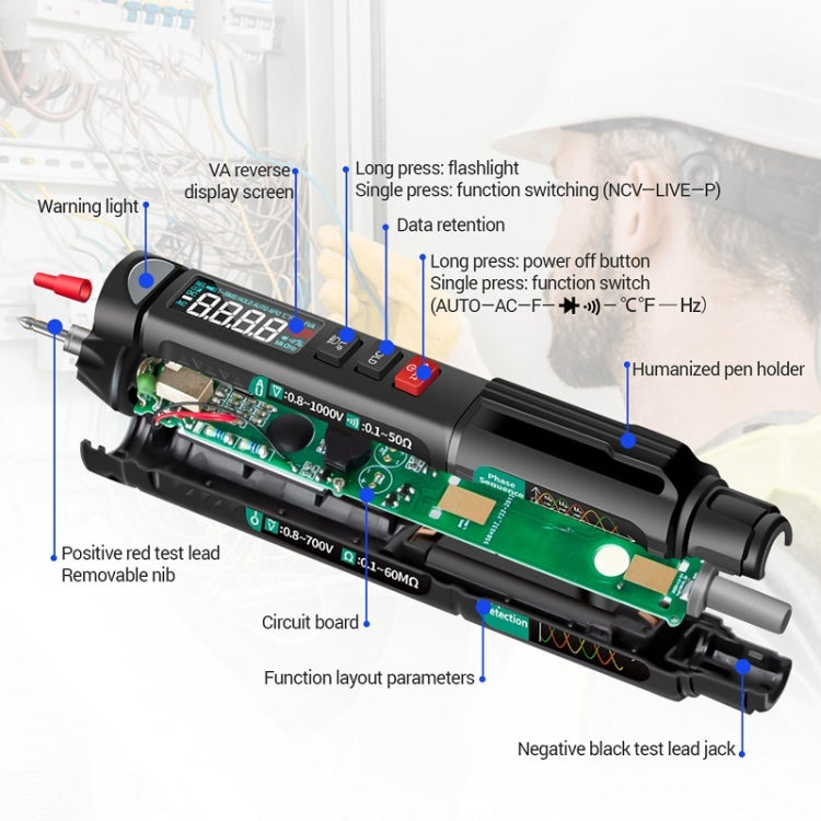 ANENG Multifunktions-Multimeter mit intelligenter Messung und hoher Präzision, Modell: