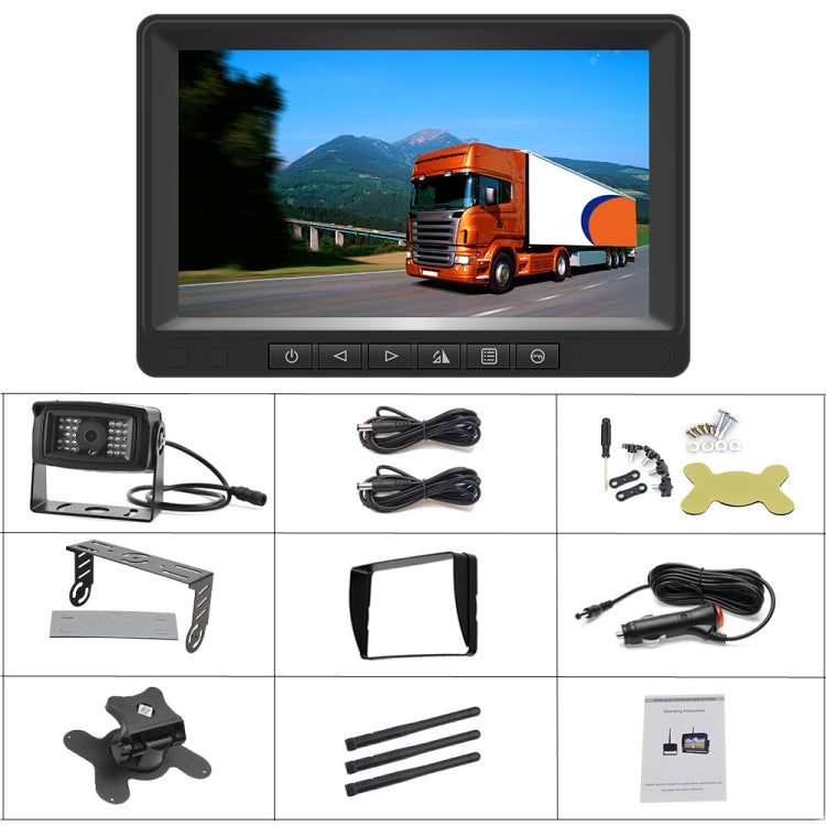 K0205 7 Inch Digital Wireless Car Display Night Vision Reverse Camera Screen