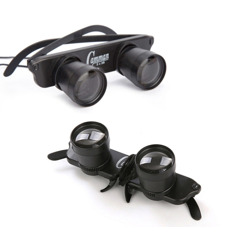 Camman 3 x 28 Adjustable Focus Glass Type Fishing Binoculars ,Spec: Reluova