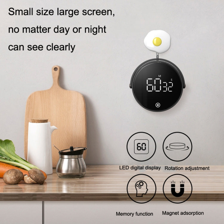 F1 Large Screen LED Electronic Rotating Kitchen Timer