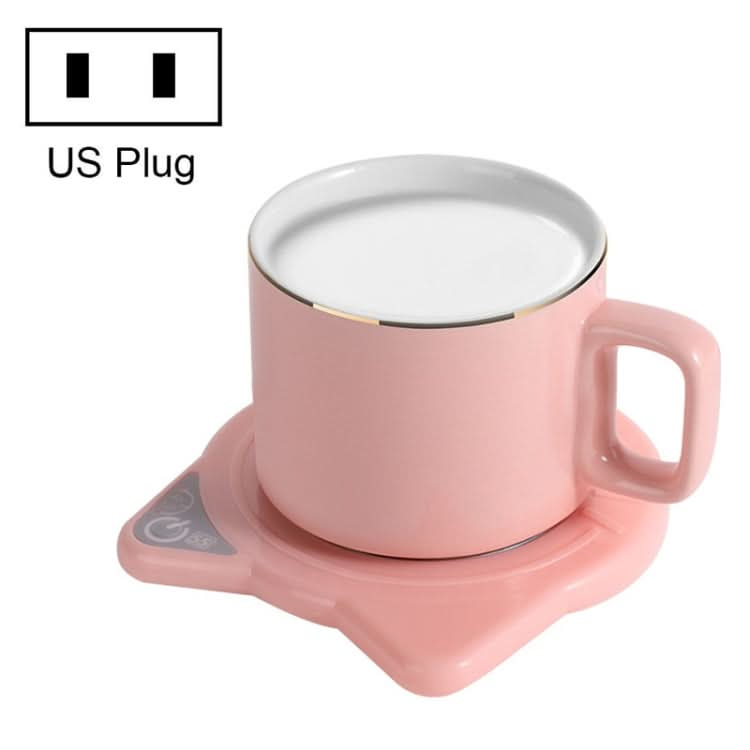 Automatic Heating Warm Coaster Hot Milk Coffee Cup Timed Thermos Cup Mat, US Plug Reluova