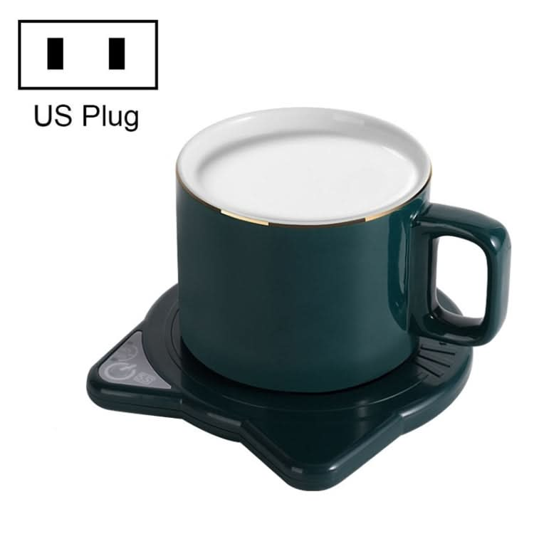 Automatic Heating Warm Coaster Hot Milk Coffee Cup Timed Thermos Cup Mat, US Plug Reluova